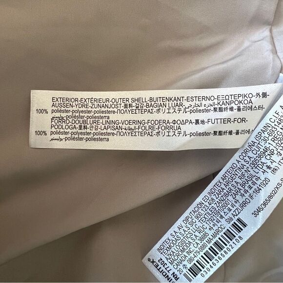 ZARA Faux Fur Vest in Beige - XS-S - Picture 7 of 7